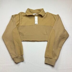 Urban Outfitters Camel Half-Zip Pullover